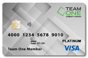 Team One Visa Platinum Credit Card